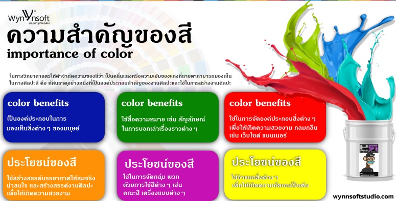 ความสำคัญของสี importance of color